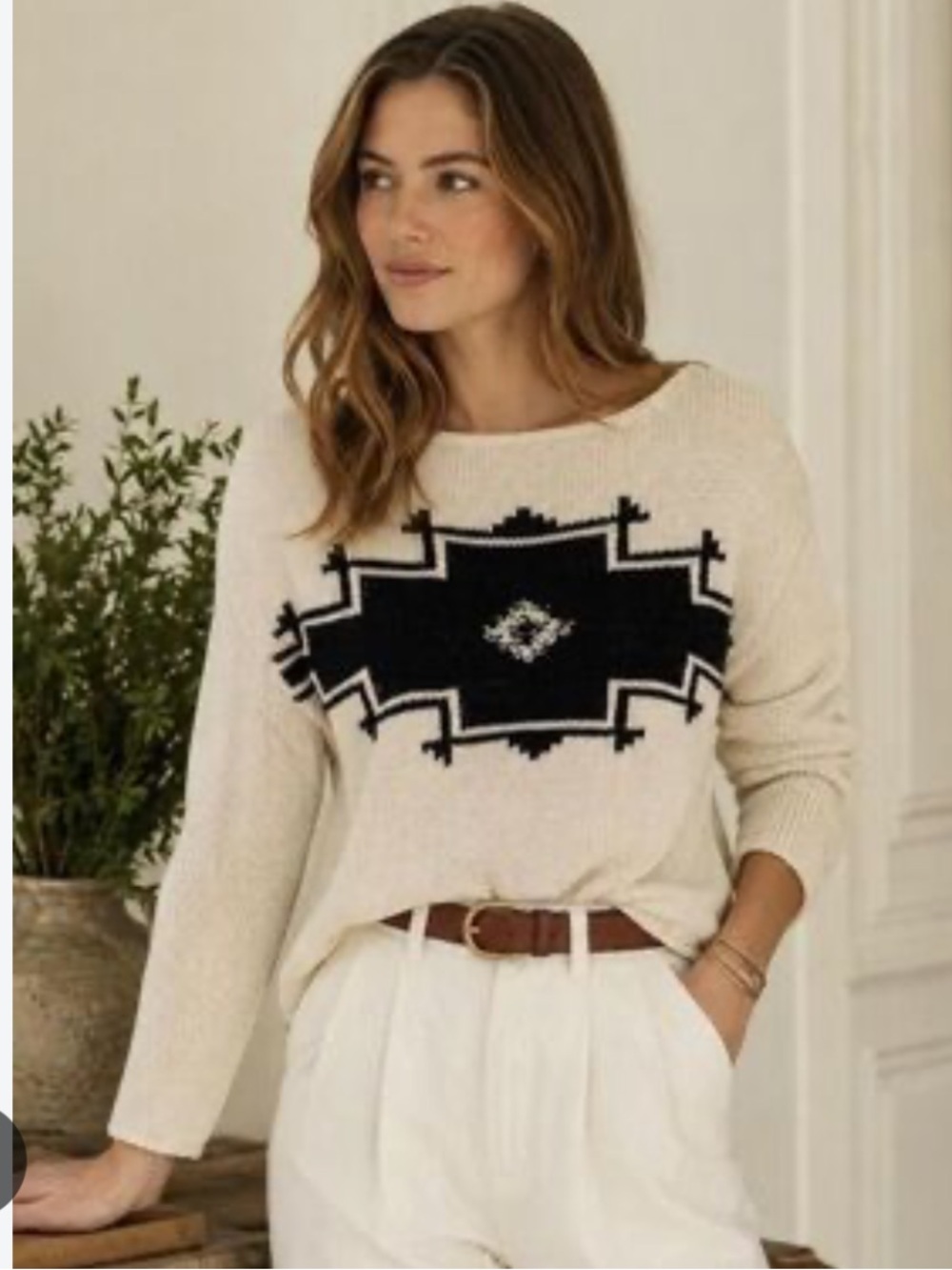 Vintage Lauren Ralph Lauren Southwestern Knit Sweater